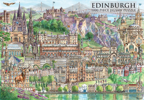 1000 Piece Edinburgh jigsaw - Made Scotland - Made Scotland