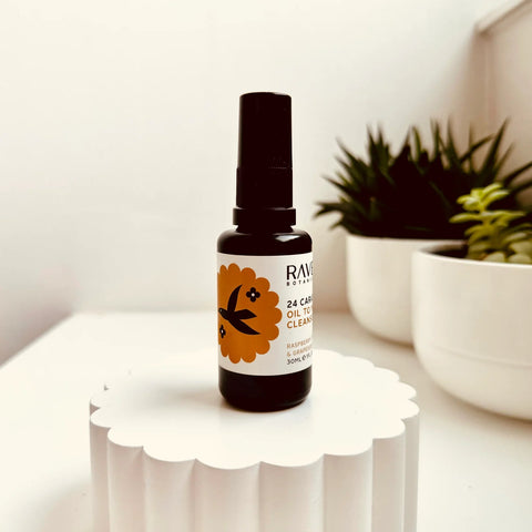 24 Carat Oil to Milk Cleanser - Raven Botanicals - Made Scotland