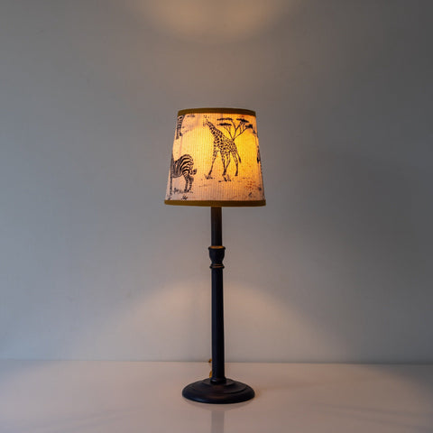 Double Sided Empire Lampshade- African Stripe