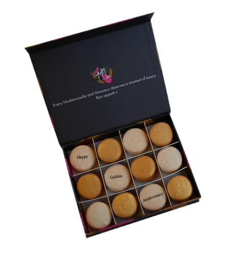 Golden (50th) Wedding Anniversary Gift Box