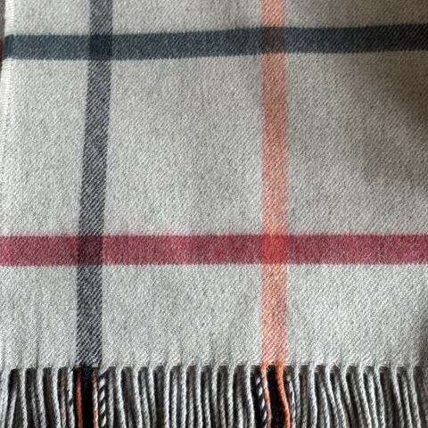 Merino Lambswool Blanket in Melba