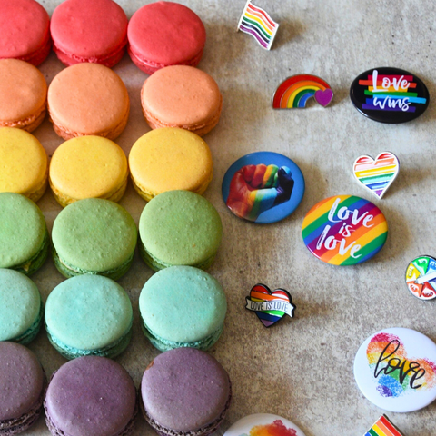 Rainbow Macaron Gift Box