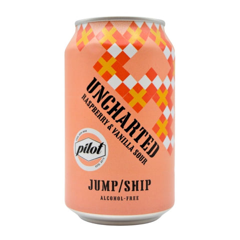 Uncharted - alcohol free Raspberry and Vanilla sour
