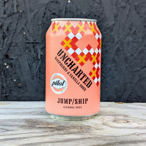 Uncharted - alcohol free Raspberry and Vanilla sour