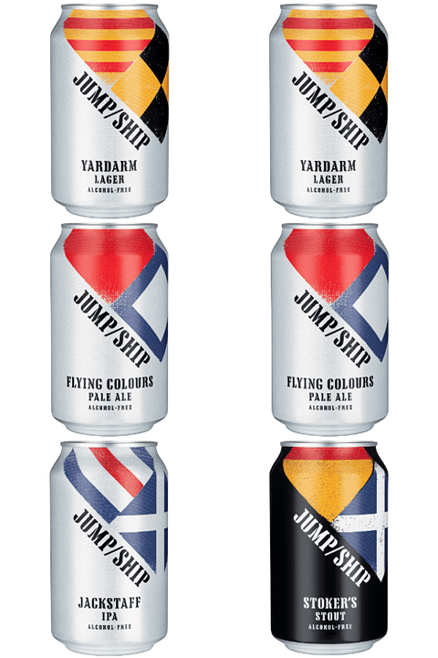 Alcohol - free mixed case - 6 - Jump Ship Brewing - Made Scotland