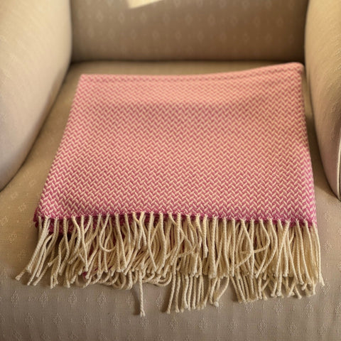 Balintyre Woollen Blanket, Foxglove - Made Scotland - Made Scotland