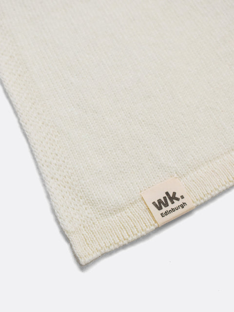 Wide Merino Wool Scarf