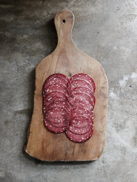Green Pepper Venison Salami 80g - GREAT GLEN CHARCUTERIE - Made Scotland