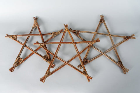 Handmade Willow Star Medium - Anna Liebmann - Made Scotland