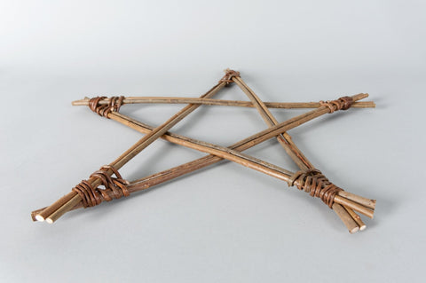 Handmade Willow Star Medium - Anna Liebmann - Made Scotland