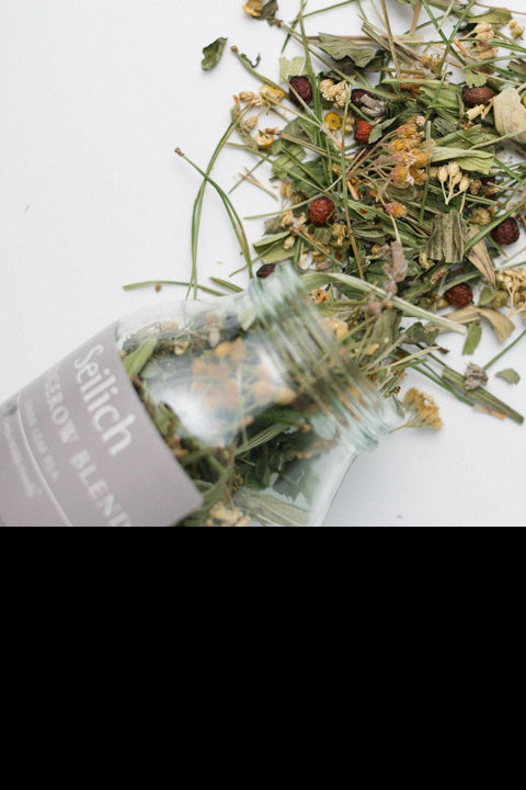 Hedgerow Blend Tea - Glass Jar - Seilich - Made Scotland