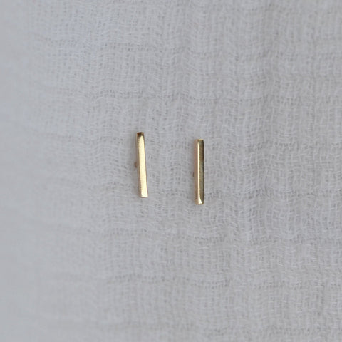 Line Stud Earrings - Darte Jewellery - Made Scotland