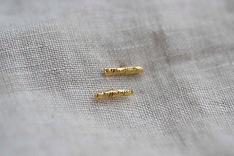 Luna Stud Earrings - Recycled Silver - Darte Jewellery - Made Scotland