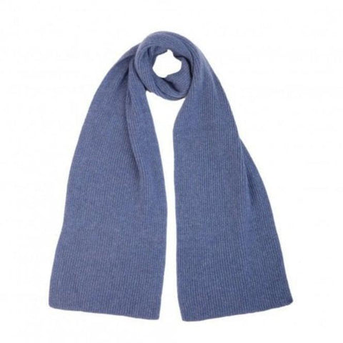 Men's Cashmere Scarf - Sapphire - House of Cheviot - Made Scotland