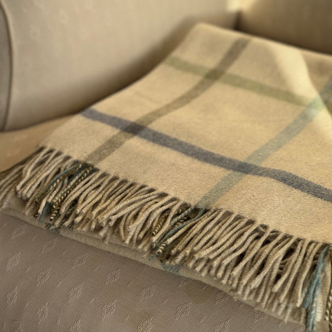 Milton Woollen Blanket, Glade - Made Scotland - Made Scotland