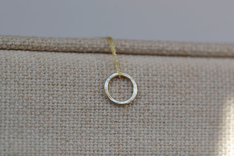 Mini Circle Necklace - 40cm - Darte Jewellery - Made Scotland
