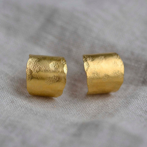Mini Cora Hoop Earrings - Gold Vermeil - Darte Jewellery - Made Scotland