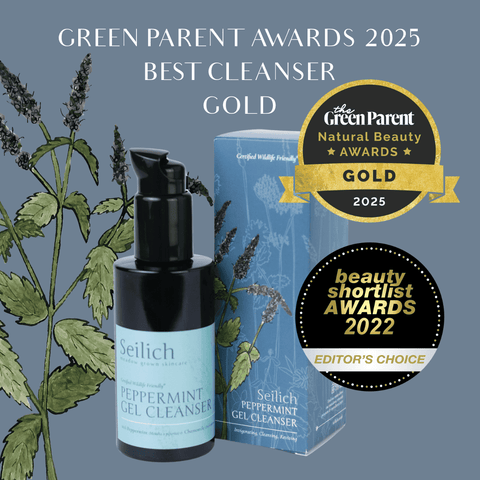 Peppermint Cleansing Gel - Glass bottle - Seilich - Made Scotland