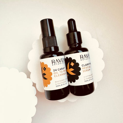 Soothing Superheroes - 30ml Glass Bottle / Pump Lid - Raven Botanicals - Made Scotland