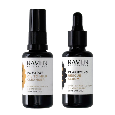 Soothing Superheroes - 30ml Glass Bottle / Pump Lid - Raven Botanicals - Made Scotland