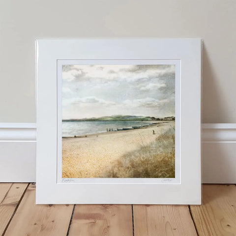 Broughty Ferry Beach, Dundee - 16 x 16 inches - Carol McEwan - Made Scotland