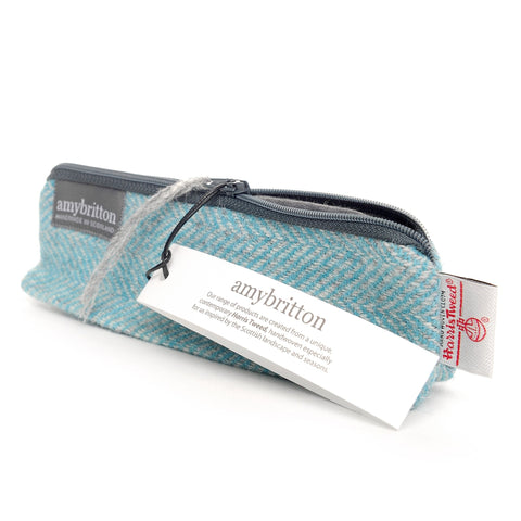 Landscape Harris Tweed® Prism Purse - Heather Purple - Amy Britton Harris Tweed® Accessories - Made Scotland