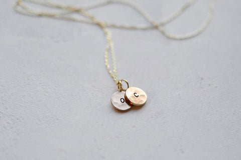 Little Disc Necklace - 3 - Darte Jewellery - Made Scotland