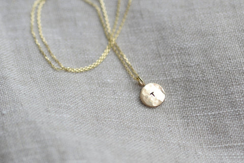 Little Disc Necklace - 3 - Darte Jewellery - Made Scotland