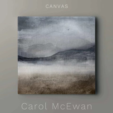 Loch Mist - 8 x 8 inches - Carol McEwan - Made Scotland
