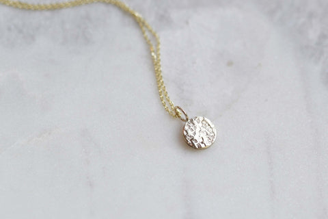 Mini Stardust Disc Necklace - 45cm - Darte Jewellery - Made Scotland