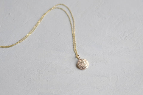 Mini Stardust Disc Necklace - 45cm - Darte Jewellery - Made Scotland