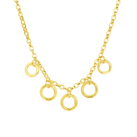 Phases Necklace - gold vermeil - Caitlin Hegney Jewellery - Made Scotland