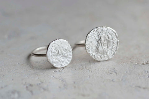 Small Roman Coin Ring - M - Darte Jewellery - Made Scotland