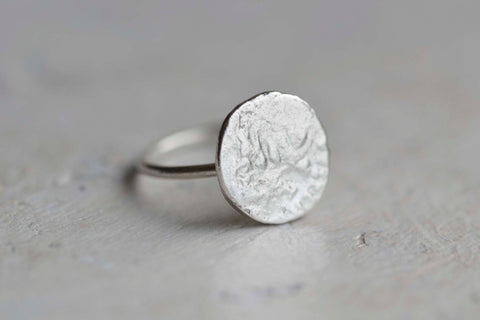 Small Roman Coin Ring - M - Darte Jewellery - Made Scotland