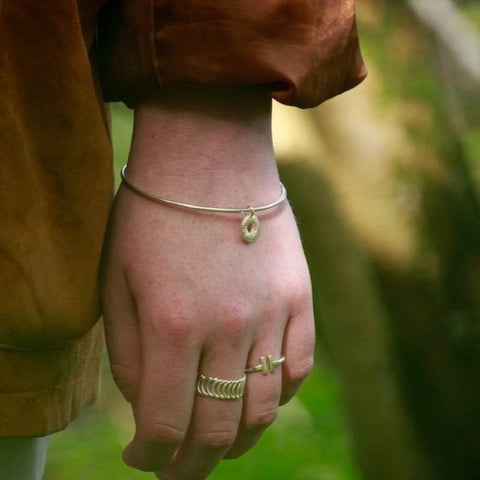 Torus Bangle - bronze - Caitlin Hegney Jewellery - Made Scotland