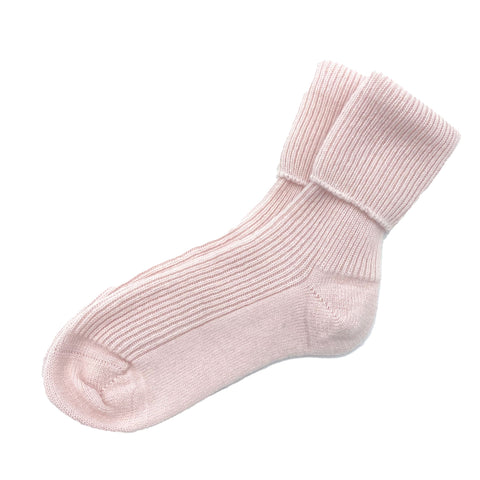 Light Pink Women's Pure Cashmere Bed Socks