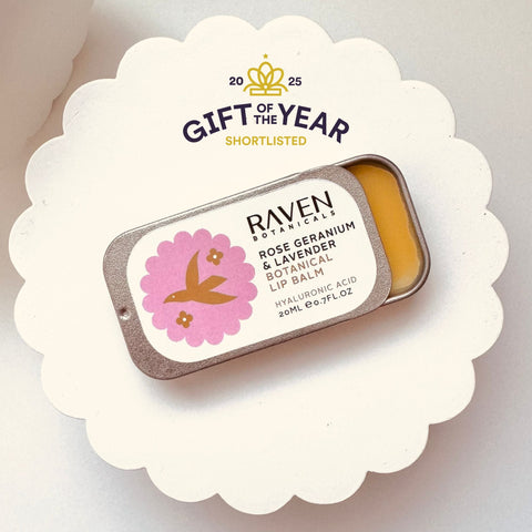 Botanical Lip Balm - Rose Geranium & Lavender