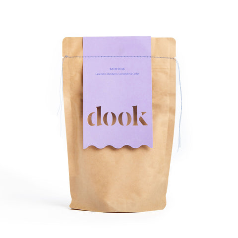 DOOK | SALT SOAP Bath Salts - Lavender, Mandarin, Coriander & Cedar - 400g Bag