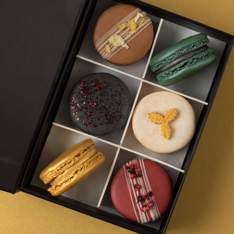Luxury Christmas Macaron Gift Box