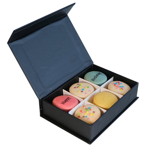 Birthday Cake Macaron Gift Box