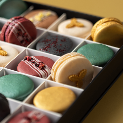 Luxury Christmas Macaron Gift Box
