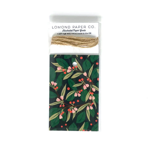 Christmas Green Gift Tags x 4