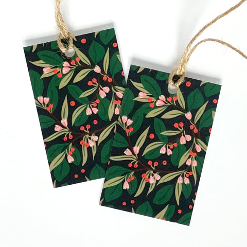 Christmas Green Gift Tags x 4