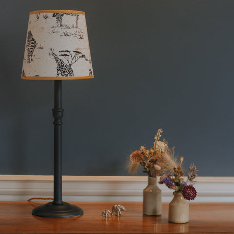 Double Sided Empire Lampshade- African Stripe