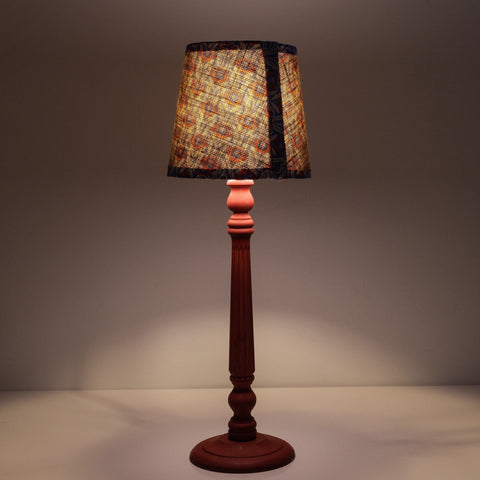 Double Sided Empire Lampshade - Hessian & Liberty Sunflower Bloom