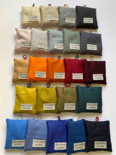 Luxury Cashmere Lavender Bag