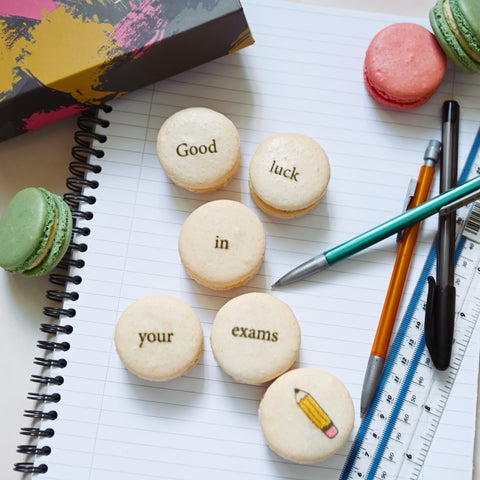Good Luck Printed Macarons Gift Box