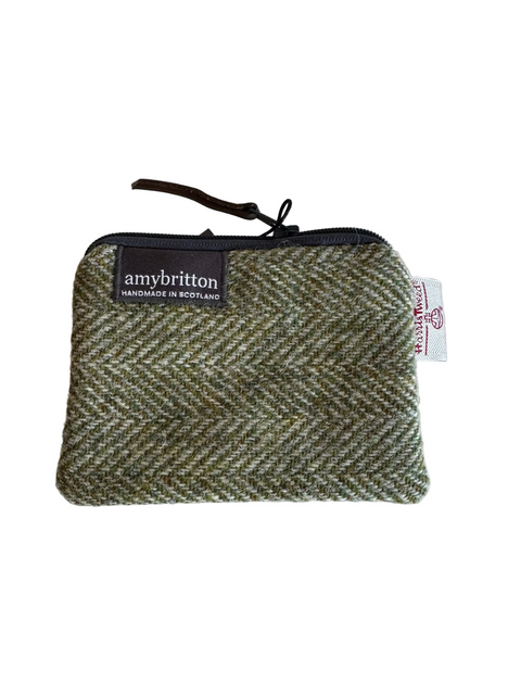 Harris Tweed® Card Purse - Grass Green