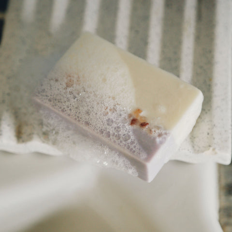 Lavender, Mandarin, Coriander & Cedar Salt Soap - 120g