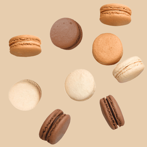Brown Macaron Selection